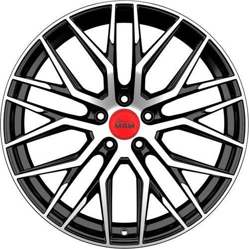 Mam rs4 black front polish - black,